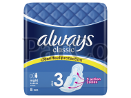 Дамски превръзки Always Classic Night 8бр-6к  