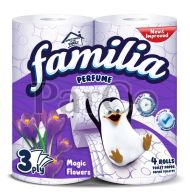 Тоалетна хартия Familia 4бр Magic flowers 