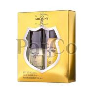 Мъжки комплект Lucky парфюм 50мл + 100мл дезодорант 10 milions