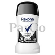 Стик Rexona 40мл Invisible black and white