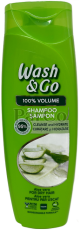 Шампоан Wash & Go 360мл алое