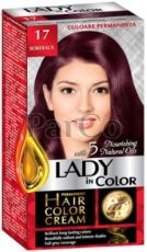 Боя за коса Lady color 17 бордо 