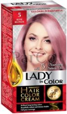 Боя за коса Lady color 5 розово