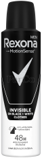 Дезодорант Rexona men 150мл invisible black+white