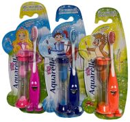 Четка за зъби Aquarelle детска + часовник микс